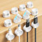 COCOMAX 12 Pezzi Fermacavi Magnetico,Ferma Cavi Adesivi,Clip per Cavi,Cable Organizer,Cable Management,Gestione Cavo per HDMI/PC/USB/TV/Ufficio/Cucina/Casa-Bianco