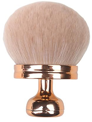 Brocha de maquillaje ovalada extra grande de 7,6 cm de ancho para base de cuerpo, para piernas, cuerpo y cara, cepillo Kabuki suave para bronceador líquido y polvo, protector solar, autobronceador