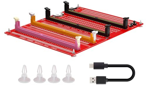 Testeur de mémoire DDR3/DDR4/DDR5 RDIMM/UDIMM avec indicateurs LED pour réparer les ordinateurs de bureau et serveurs Dépannage d'ordinateur