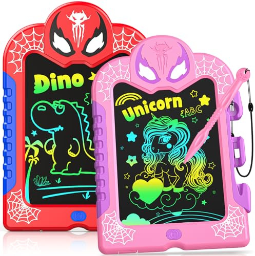 Braxel Ardoise Magique, 8,5 Pouces Tablette Magique à Thème – Coloré/Effaçable/Verrouillage D'effaçage, Jouet Cadeau Jeux Enfant Fille Garcon2 3 4 5-8 Ans Cadeaux De Noël Pour Enfant