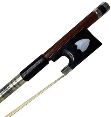 Professional Violin Bow Professional 4/4 Hybrid Carbon Fiber Violin Bow Outside Ebony Shield White Horse Halr