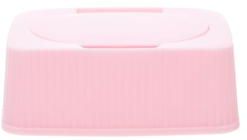 OFFIGAM Feuchttücherbox mit Klappdeckel Staubdicht Leichte Pp Aufbewahrungsbox für Wischbox und Wattepads für Kinderzimmer und Zuhause | Babyfeuchttücher und Wattepads, Kompakt und Rechteckig, für Kinderzimmer und Reise
