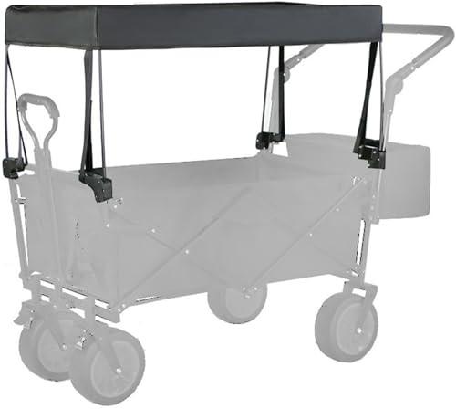 Markise für Bollerwagen Faltbare,Regenschutzhülle Bollerwagen,Markise Shade Cover für Kinder Falten Faltbare Strand Push Pull Wagon Cart Ersatz wasserdichte Abnehmbare