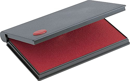 2000 PLUS Stamp Pad, Felt, Size No.2, 6-1/4 X 3-1/2, Red Ink (090411) - Red Ink Felt Stamp Pad