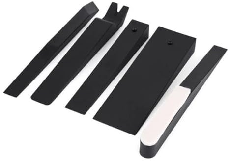 Neilsen CT0276 5pc Bodywork Wedge Tool Set - Types: Wedge, Clip Remover, Long Taper, Thin Wedge, Felt Padding | Ideal for Removing Mouldings, Door Coverings, Plastic Clips and Plugs