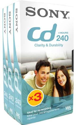 Sony Video VHS 3-Pack 240 min Video-CD – Band