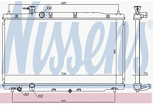 Nissens 681386 Heizkörper Kühlung des Motors