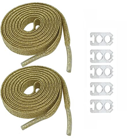 DD Brillar Elasticos Cordones, Plana Un tamaño Para Todos Unisexo No Hay Necesidad de Atar Los Cordones de Los Zapatos para Niños Adultos