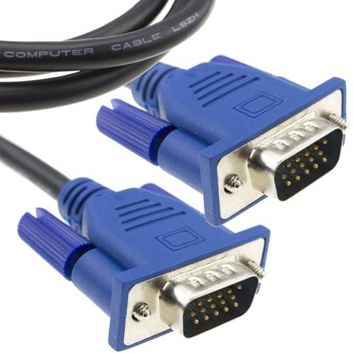 kenable Faible Fumer Lszh 15 Broches VGA Cordon Pour Monitor/PC/Laptop/TV câble 3 m [3 mètre/3m]