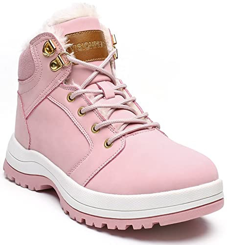 visionreast Bottine Femmes Chaussures d'hiver Mixte Adulte Doublure Chaude Botte de Neige Fourrée imperméables Botte d'hiver Hiver Antidérapage Boots Homme