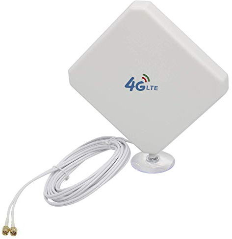 4G LTE Antenne SMA Antenne 35dBi avec ventouse Dual Mimo SMA connecteur mâle 3G / GSM WiFi Signal Booster pour Modem routeur Huawei Mobile Hotspot 4G LTE