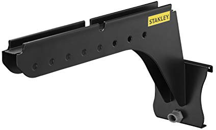 Stanley STST826012-1 Trackwalls Regalbefestigung (passenden zum Stanley Trackwalls Schienensystem, robust und beschichteter Stahlhaken, auch für andere Regalbretter geeignet, 1 Stück)
