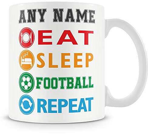 MUGGZ Football Mug - East Sleep Football Repeat Personalised Footballer Cup