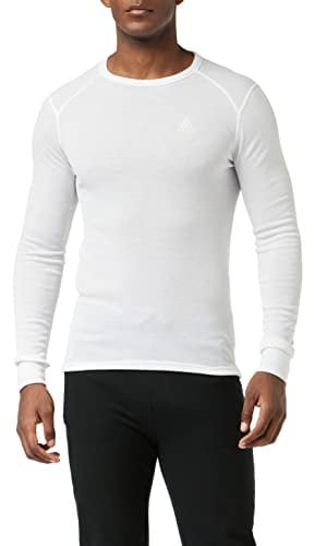 Odlo Intimo termico per uomo Active Warm a maniche lunghe I Maglia termica I Intimo termico da sci caldo con collo rotondo I Uomo