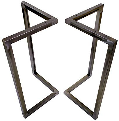CHYRKA® V-Tischgestell Industrial Schwarz Tischkufe 1 Paar (2 Stück) MTSV Kufengestell Rahmentisch Tischuntergestell (Höhe - 720, Länge - 600 mm - 1 Paar)