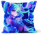 Tainsi Kissenbezug mit verstecktem Reißverschluss, doppelseitig, dekorativ, Motiv: Hatsune Miku, Anime, Geschenk, für Autodekoration, Zuhause, Sofa, Bettwäsche, Größe 45 x 45 cm