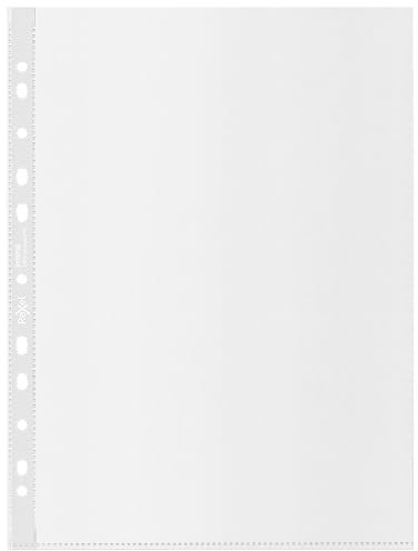 Rexel Recycle 2115702 A4 Hüllen, geprägt, starkes PP, 70 Mikron, 100 Stück