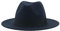QBQZXAOSOWH Fedora Trilby Hüte Für Damen Beige Ribbon Band Hüte Für Herren Panama Hochzeit Schmücken Damen Hut 56-58Cm (Erwachsener) Marineblau