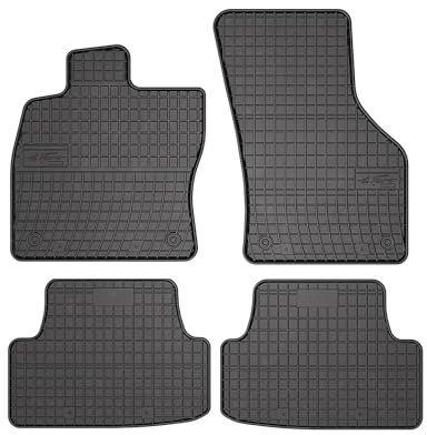 OMAC Gummi Fußmatten für Seat Leon 2012-2025 Automatten Gummi TPE Schwarz 4tlg