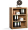 moebel-eins Office Four Aktenregal schmal, Material Dekorspanplatte, Wildeiche Nachbildung