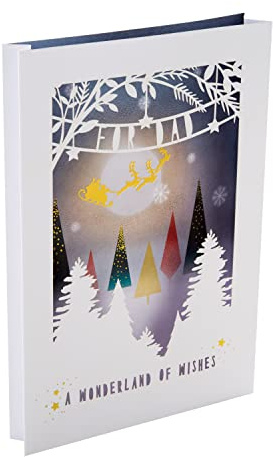 Hallmark Weihnachtskarte für Vater, traditionelles 3D-Shadowbox-Design, 25572420