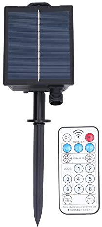 panel remoto de 3,Caja de control de luz de cadena solar,7 V, panel solar de repuesto para jardín, patio, fiesta de boda en casa para 100 LED o 200 LED de luz de cadena solar, Controlador de pan