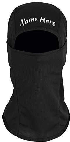 Personifizieren Sturmhaube für Herren und Damen,Winddicht Thermo Balaclava Gesichtsmaske Skimaske für Outdoor Sports Radfahren, Skifahren, Motorrad, Fahrrad (Schwarz)