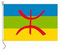 Stormflag Drapeau Berbère Drapeau Kabylie 50x75cm en polyester 110g/m2 avec œillets et Double couture