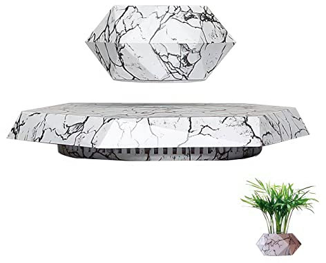 ADUH Jardinière À Lévitation Magnétique, Pot De Plantes Flottant - Pot De Bonsaï À Lévitation, Technologie Innovante De Plantation À Lévitation, Plante en Pot À Lévitation Magnétique, (Color : B)