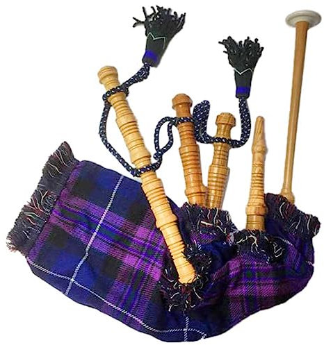 Kinderspielzeug-Dudelsack – Junior spielbare Dudelsack, komplettes Set mit Dudelsack, Tutorbuch zum Spielenlernen – Dudelsack