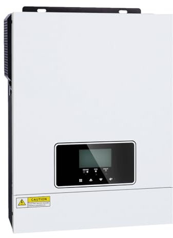 Y&H 3000W Onduleur Hybride sinusoïdal Pur 30-400VDC 230V AC avec régulateur de Charge Solaire 80A MPPT pour 24V Batteries Plomb-Acide et Lithium(Compatible WiFi)