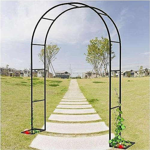 GueTTO Gartenbogen Rankhilfe Rosenbogen 200cm 180cm 160cm 140cm 120cm breit alle Rankpflanzen Rankbogen Spalier, Rosenbogen Aus Edelstahl, Gartenbogen Aus Metall,W200*230cm