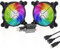 upHere gaming U1207 USB PC Fan Dual-ball bearings,Rainbow LED,Multi-speed control,Silent 120mm USB Fan for Computer Cases Computer Cabinet PS5 Xbox Cooling