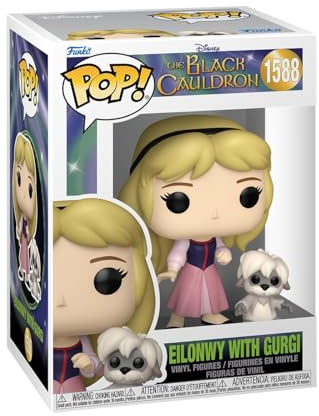 Funko POP! & Buddy: The Black Cauldron - Eilonwy and Gurgi | Offizielles Cartoon/Animation Merch - Vinyl Sammelfigur als Regal Deko - Geschenkidee zum Geburtstag für Fans und Sammler