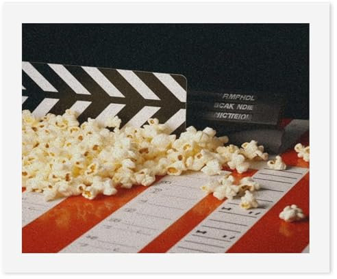 SKTNBM Peinture à l'huile numérique, tableau de bord et pop-corn, peinture à l'huile par numéro pour adultes, kits de peinture à l'huile personnalisés
