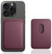Cartera Magsafe | MagSafe Wallet Compatible con iPhone 12/13/14/15/16/ Series - Tarjetero MagSafe Magnetico Capacidad para 3 Tarjetas - Wallet Magsafe Apple (Morado2)