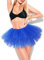 Durio Tüllrock Damen Tütü Rock Kurz 50er Rockabilly Rock Tütü Petticoat Karneval Kostüm Cosplay Party Blau Einheitsgröße