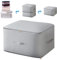 Ultra Space Saving Self Compression Organizer,Compression Storage,Compression Bags,Compression Packing Cubes,Storage Bag For Duvet And Clothes(Grey,L)