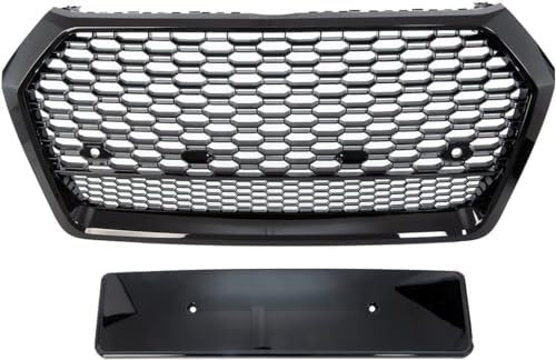 ANYANH Paraurti Anteriore Fendinebbia Griglia per Audi Q5 FY 2017-2020, Griglie Paraurti Fendinebbia Lampada Griglia Esterno Griglie radiatori