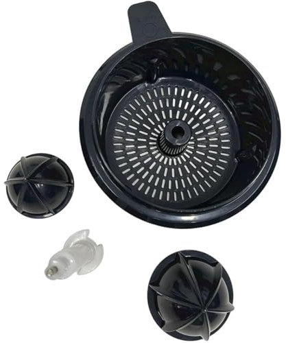 GHJ567RE Entsafter-Set Aufsatz passend for Thermomix TM5/TM6 Entsaftermaschine Kunststoff Siebe Korb Aufsatz Ersatz
