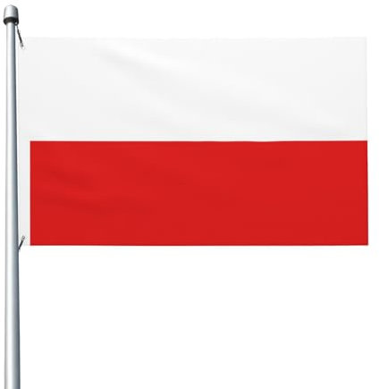 Flagge Thüringen, 90 x 150 cm, doppelseitige Flagge, robustes Banner für den Innen- und Außenbereich, 90 x 150 cm