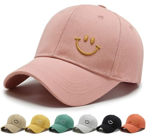 Casquette de Baseball Homme Femme Respirante Légère Réglable Anti-Soleil Cap Baseball Caps Unisex Golf Hat Camping Badminton Tennis Sport Cap de Soleil (Rose-1)