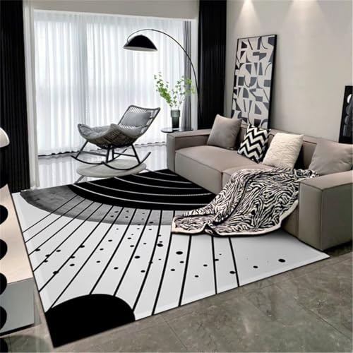 RUGMRZ Tisch Wohnzimmer Teppich Jugendzimmer Jungen Moderner Stil Waschbare Teppiche 160X200CM