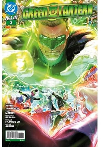 PANINI - All In Green Lantern 2 | Cómic en Español | Jeremy Adams & Xermanico | Thaaros amenaza Oa | 80 pág. Color | Colección Green Lantern