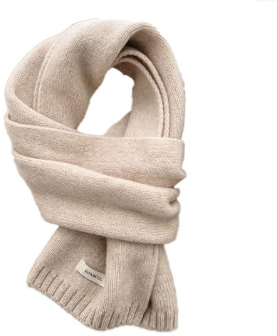 Pluto & Fox Écharpe En Laine Unisexe Pour Femme Et Homme Couleur Attrayante Design Basique Polyvalent Pour L'hiver