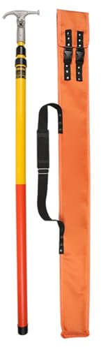 Isolierter Rettungshaken, Bootshaken Teleskop, Boat Hook Blue, Teleskopstange Mit Haken, Rettungsstange Mit Körperhaken Für Feuerwehr Elektriker, Für Boote(6m/236.2in)