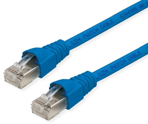 Telegärtner 15 m Cat. 7 S-FTP Patch Cable 15 m Blue Network Cable – RJ-45 Network Cable (15 m, RJ45, BLUE)