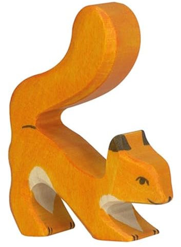 Holztiger Eichhörnchen, orange, 80105