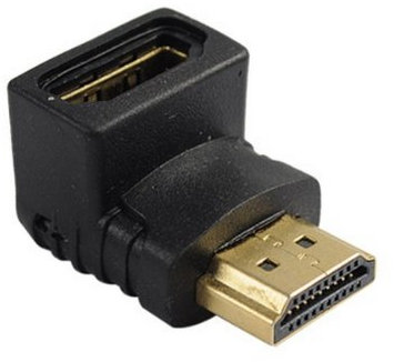 BestOfferBuy HDMI Male to Female Right Angle 90 Degree Elbow Video AV Adapter