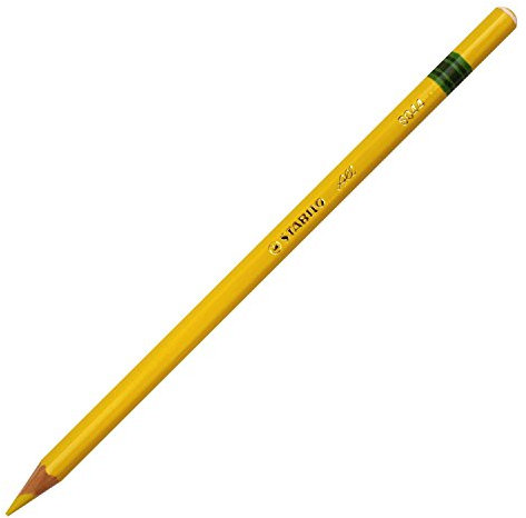 STABILO All - Coloured Pencil for Almost All Surfaces - Pack of 1 - Yellow